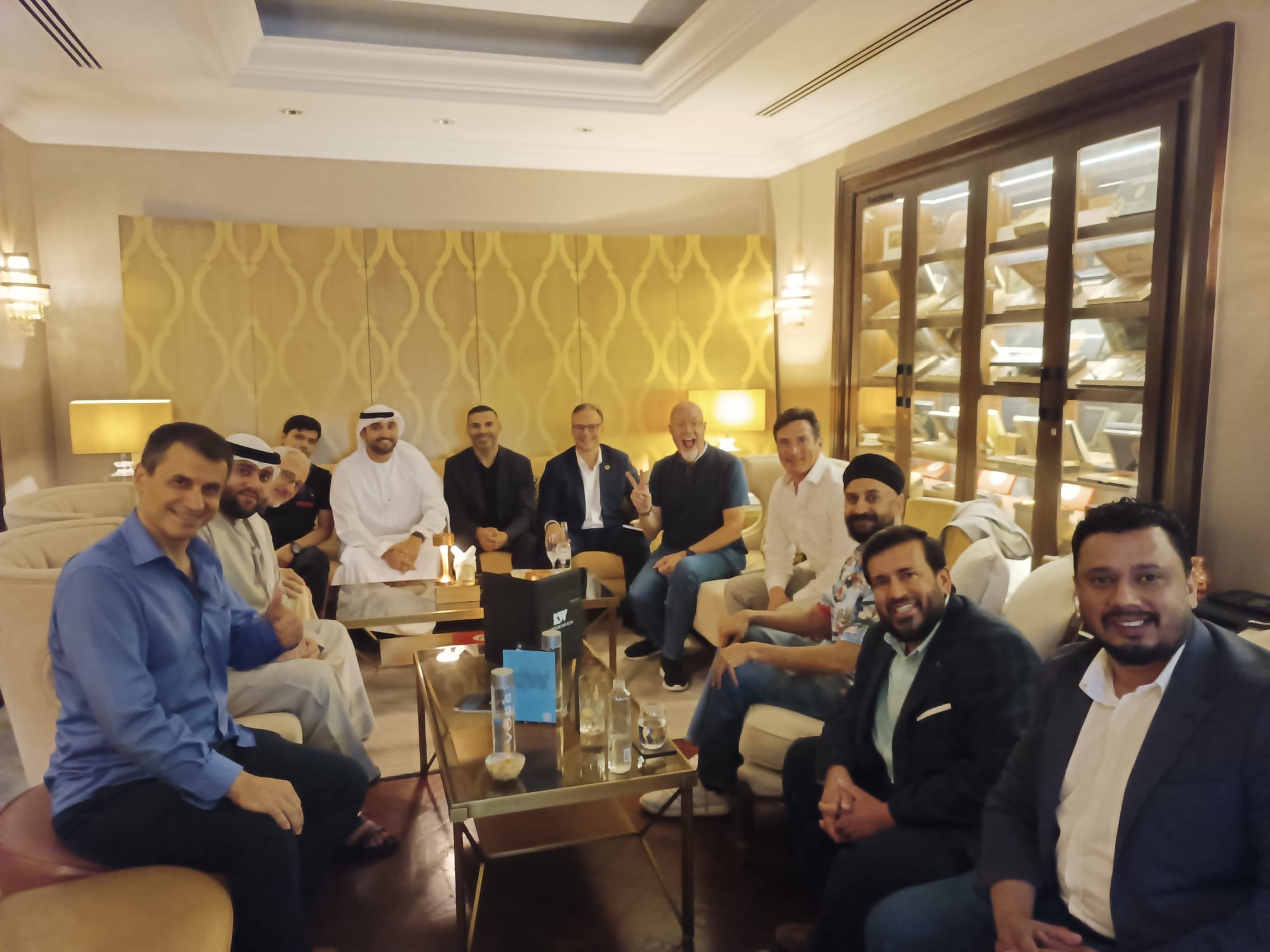 Enterprise professionals networking at Safe SuperIntelligence event